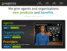 Tablet Screenshot of goagents.com